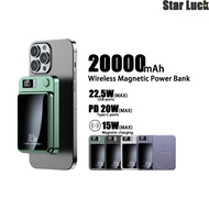 [SG]Magnetic Power Bank 20000mAh Fast Charging Powerbank 22.5W LED Display Portability Powerbank