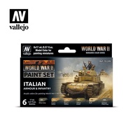 VALLEJO 70.209  Italian  & Infantry ARCYLIC PAINT SET