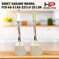 HIJAU SODET WHITE GREEN HANDLE FAN SODET FC8 40-3