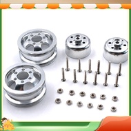 etheMetal Upgrade Shock-Proof Wheel Hub Rim for  B1 B16 B24 B36 C14 C24 1/16 RC Truck with