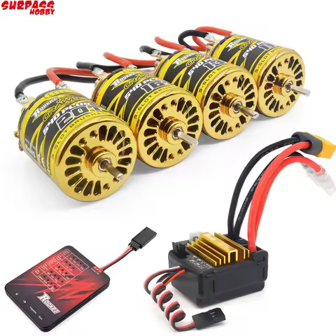 SURPASS HOBBY 540PLUS V2 11T 13T 16T 20T Brushed Motor 80A ESC for TRAXXAS Tamiya Kyosho TRAXXAS 1/1