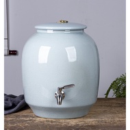 ceramic water tank 5/10 Liter household pure water bucket tea storage tank cold water kettle