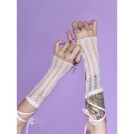 Y2K Y2K Accessories Y2K Sleeve Y2K Gloves y3k Asian Culture Y2K Millennium Hot Girl Retro Lace Laced