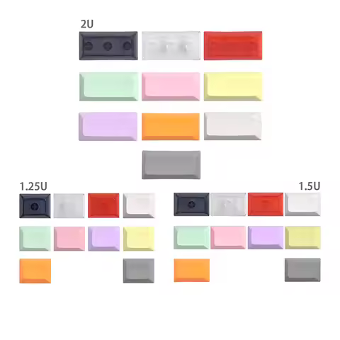 10/20pcs DSA Keycap Ball Caps PBT Mechanical Keyboard Keycaps Multi-Color 1U/1.25U/1.5U/2U Keycap fo