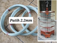 Ruji fiber 2.2mm putih