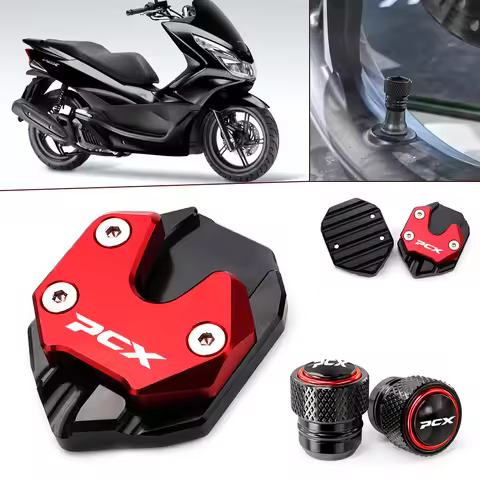 For Honda PCX 160 150 125 PCX160 PCX150 PCX125 Motorcycle Aluminum Enlarged Pad Foot Side Stand Supp