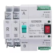 ATS 2P 63A 100A Dual Power ATS เบรกเกอร์สวิทช์ไฟฟ้า ats Automatic transfer switch switch เวลาในการเป