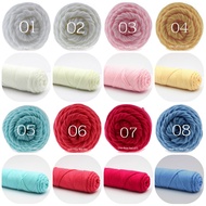 Cotton Yarn Aran | 8 Ply Milk Cotton Yarn 100g for crochet and knitting | Benang Kait 8ply yarn