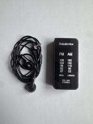Teledevice FM/AM 立體聲收音機