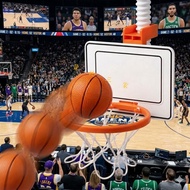 Mini Desktop Basketball Hoop Mini Basketball Small Basketball Toy Soft Plastic Basketball Perforatio