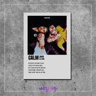 Wall Poster Wall Decoration Cover Album music song wall band wooden frame Album Cover Calm by 5SOS n