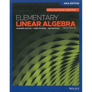 Elementary Linear Algebra, Applications Version, 12th Edition