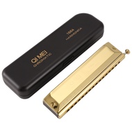 Chromatic Harmonica 16 Hole 64 Tone Mouth Organ Instrumentos Key of C Professional Musical Instrumen