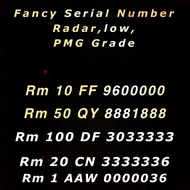 Malaysia Banknote Collection | Fancy Serial Numbers Set | PMG Graded 66-68 EPQ | RM1 to RM100