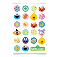Bundanjai (Sticker) SST4-Sticker: Sesame Street Baby Family-2 A6 Sticker (A6-PP-STK-404) W10.5xH14.8