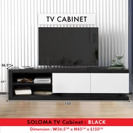 KENZZO Soloma TV Cabinet / tv cabinet / 5ft tv cabinet / 6ft tv cabinet / wooden tv cabinet/ tv rack
