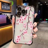Cute Pink Flowers Phone Case For Honor X9D X9 X9A X9B X9C X8D X8 X8A X8B X8C X7 X7A X7B X7C 4G 5G El