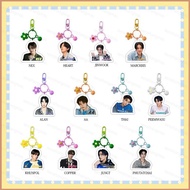 Thai boy bands BUS flower bell acrylic pendant key chain Heart Jungt Peemwasu Alan Copper