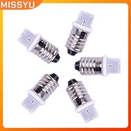 MISSYU 5pcs/set E10 Led Bulb DC 3V 4.5V Instrument Bulb Indicator Bulb Flashlight Bulb MISSYU