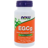 [ สารสกัดชาเขียว ]  NOW Foods Green Tea Extract (400 mg) x 90 แคปซูล (Veg Capsules ) // EGCG