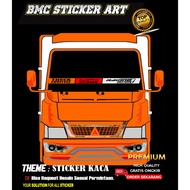 BMC Premium Glass Sticker, material lights up when exposed to light