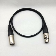 DI47 - Canare Audio Cable 30/ 50Cm + Jack Amphenol XLR Male To Amphenol XLR F
