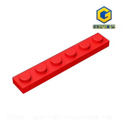 Gobricks GDS-505 Plate 1 x 6 compatible with lego 3666 pieces of children's DIY building block Parti