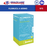 Fluimucil A (600mg x 10's) - Lemon Effervescent Tablets