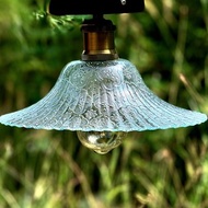 海棠花玻璃吸頂燈 海棠花玻璃 吸頂燈 復古 燈具 壓花玻璃