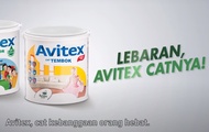 Cat Tembok AVITEX 1 kg | Cat Tembok Interior AVIAN Kaleng Plastik