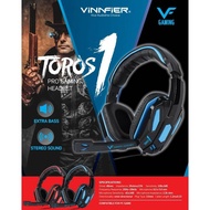 Vinnfier Wire Headphone TOROS 1 Gaming Headphones Extra Bass Stereo Sound Headsets with Mic