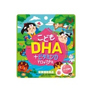 UNIMAT RIKEN - 兒童DHA＋維他命D軟糖 桃味 60粒