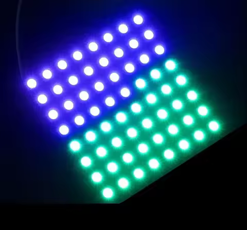 1-10pcs NEW WS2812 LED 5050 RGB 8x8 LED Matrix for Arduino Brand New WS2812B 8*8 64-Bit Full Color 5