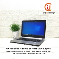 HP PROBOOK 440 G3 INTEL CORE I5-6200U 8GB RAM 256GB SSD USED LAPTOP REFURBISHED NOTEBOOK