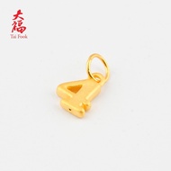 999/24K Number 4 Charm Nombor 4 PGJH181037