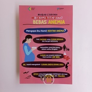 Poster for pregnant women with anemia - Anemia cegah poster - anemiabebas - GERMAS