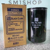 กรองน้ำมันเครื่อง ฮีโน่ -Mega FM1A (เครื่อง AO9C) -Mega FG8J (เครื่อง JO8E) -Victor FM1A (เครื่อง A