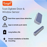 Tuya Smart ZigBee Door & Window Sensor | Magnetic Contact Sensor, Real-Time Alerts, Battery Powered,