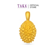 FC1 TAKA Jewellery 999 Pure Gold Pendant Durian