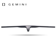 GEMINI Carbon fiber integrated MTB Bicycle Handlebar Riser -12°degree Unit 740 mm Titanium screw use