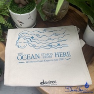 CANVAS Davines T ecological CANVAS shoulder bag (environmental protection)