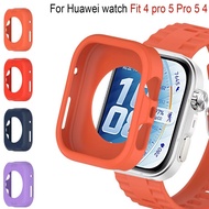 Silicone Protective Case Cover For Huawei watch Fit 5 Pro 5Pro Smart Watch Protection Case For Huawe