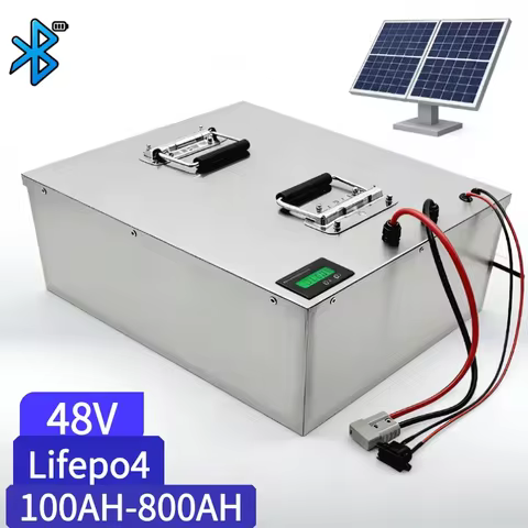 Integrated Smart BMS 48V LiFePO4 Rechargeable Energy Storage Unit 100Ah-1100Ah, Constant 4KW-9KW Out