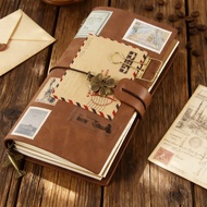 Box Boxed H5 Retro Loose-leaf Handbook Korean Notepad Travel Record Stamp Book Portable Diary Busine
