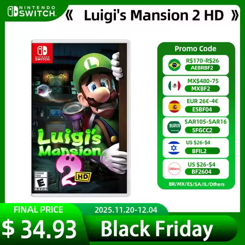 Luigi's Mansion 2 HD Nintendo Switch Game Deals 100% New and Official Physical Game Card Adventure G