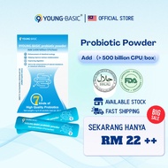 【Halal】9YOUNG-BASIC Organic Probiotic Powder | Untuk Kesihatan Pencernaan dan Imun、Quick-Acting Form