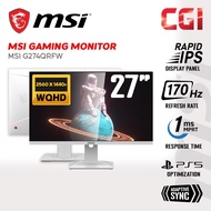 MSI 27" G274QRFW Rapid IPS WQHD 170Hz 1ms Gsync Freesync Premium Ergonomic Gaming Monitor