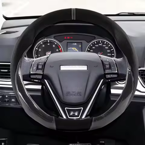 Carbon Fiber Leather Anti-slip Breathe Car Steering Wheel Cover For Great Wall Haval F7 H6 H2 H3 H5 