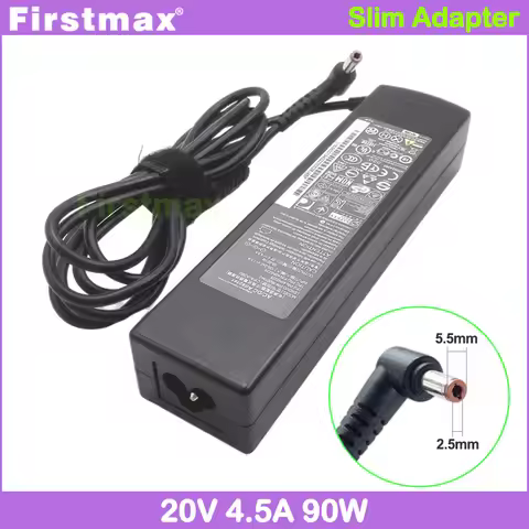AC adapter 20V 4.5A 90W laptop charger for Lenovo z500 b450 z580 g560 b570e g480 g550 b560 b570 powe