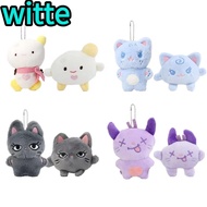WITTE Aespa Plush Doll Keychain, 12/9CM Cartoon Plush Doll Pendant Keychain, Cute Animals Stuffed To